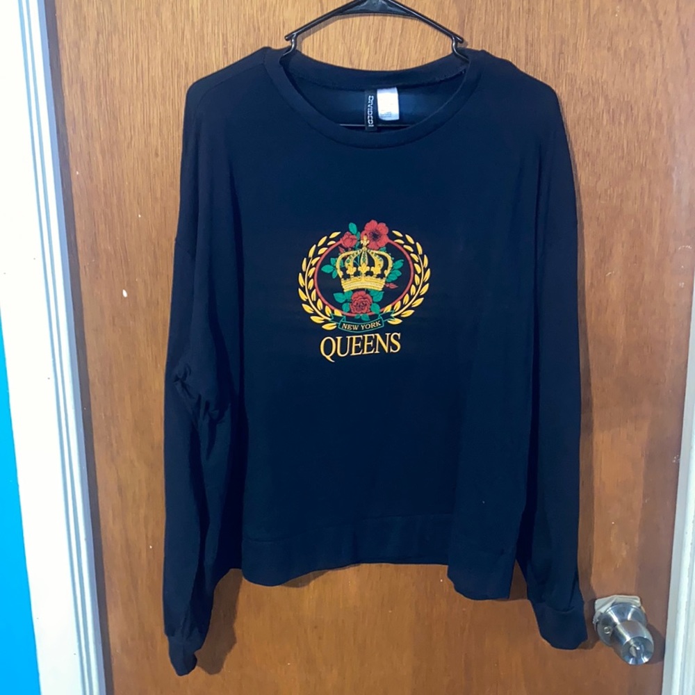 Navy sweater